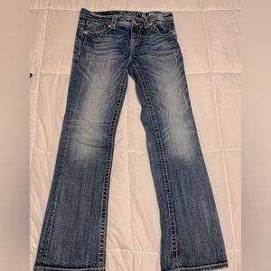MISS ME JE5386ER EASY BOOT BLING JEANS          SIZE 7